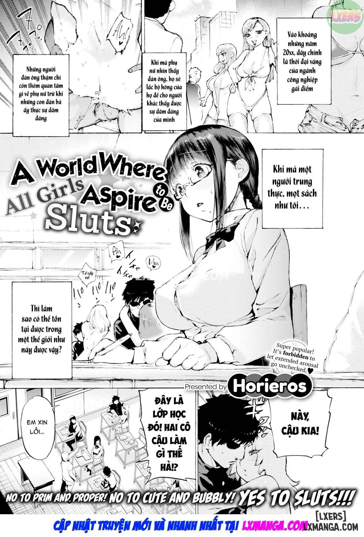 A World Where All Girls Aspire to Be Sluts