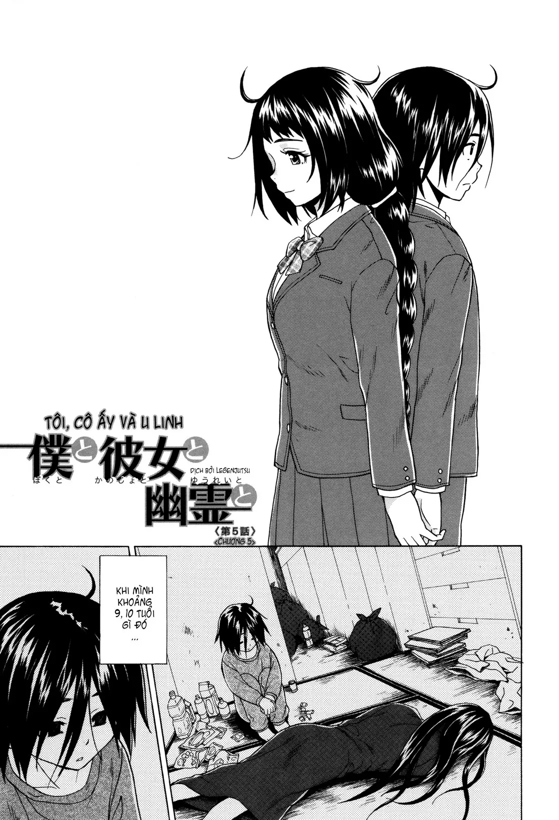 Boku to Kanojo to Yuurei to Ch. 5-6 | Tôi, Cô Ấy và U Linh chương 5-6 (decensored)