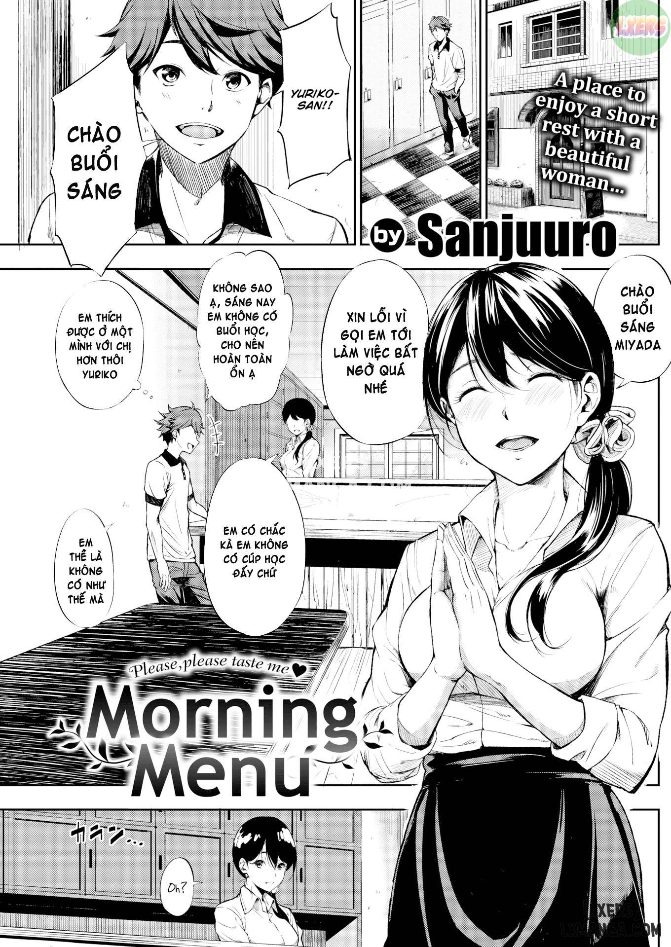 Morning Menu